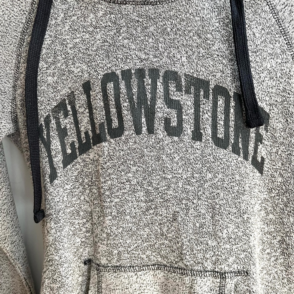 Camp David Yellowstone Women's Long Sleeve and Pocket Hoodie, Small Gray - Picture 5 of 8